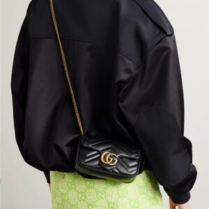 GUCCI GG Marmont mini quilted leather shoulder bag